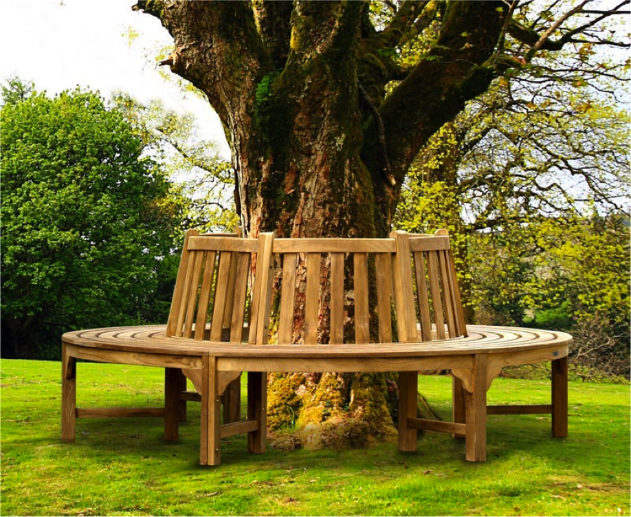 Teak Full Circle Luxury Tree Bench